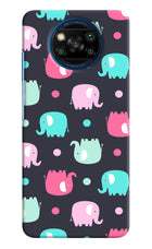 Elephants Poco X3/X3 Pro Hard Case Back Cover by Casekaro