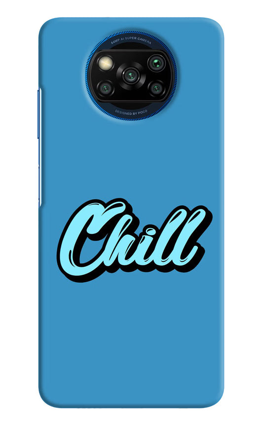 Chill Poco X3/X3 Pro Hard Case Back Cover by Casekaro