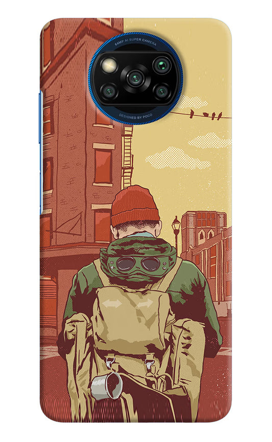 Adventurous Poco X3/X3 Pro Hard Case Back Cover by Casekaro
