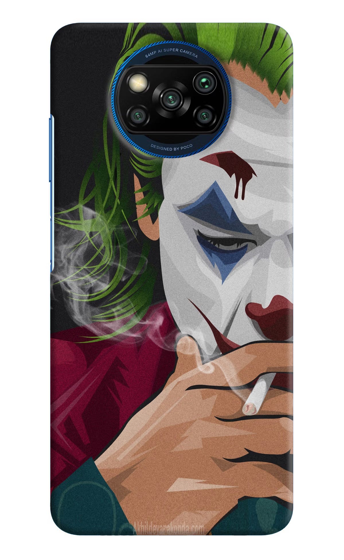 Joker Smoking Poco X3/X3 Pro Hard Case Back Cover by Casekaro