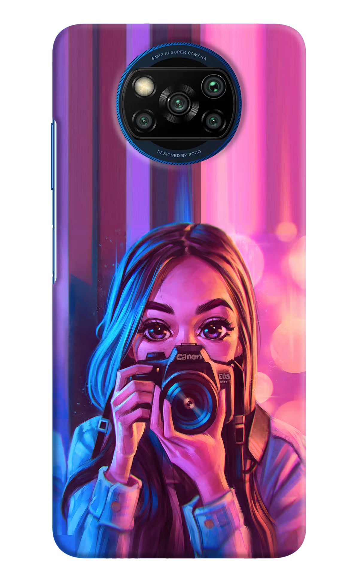 Girl Photographer Poco X3/X3 Pro Hard Case Back Cover by Casekaro