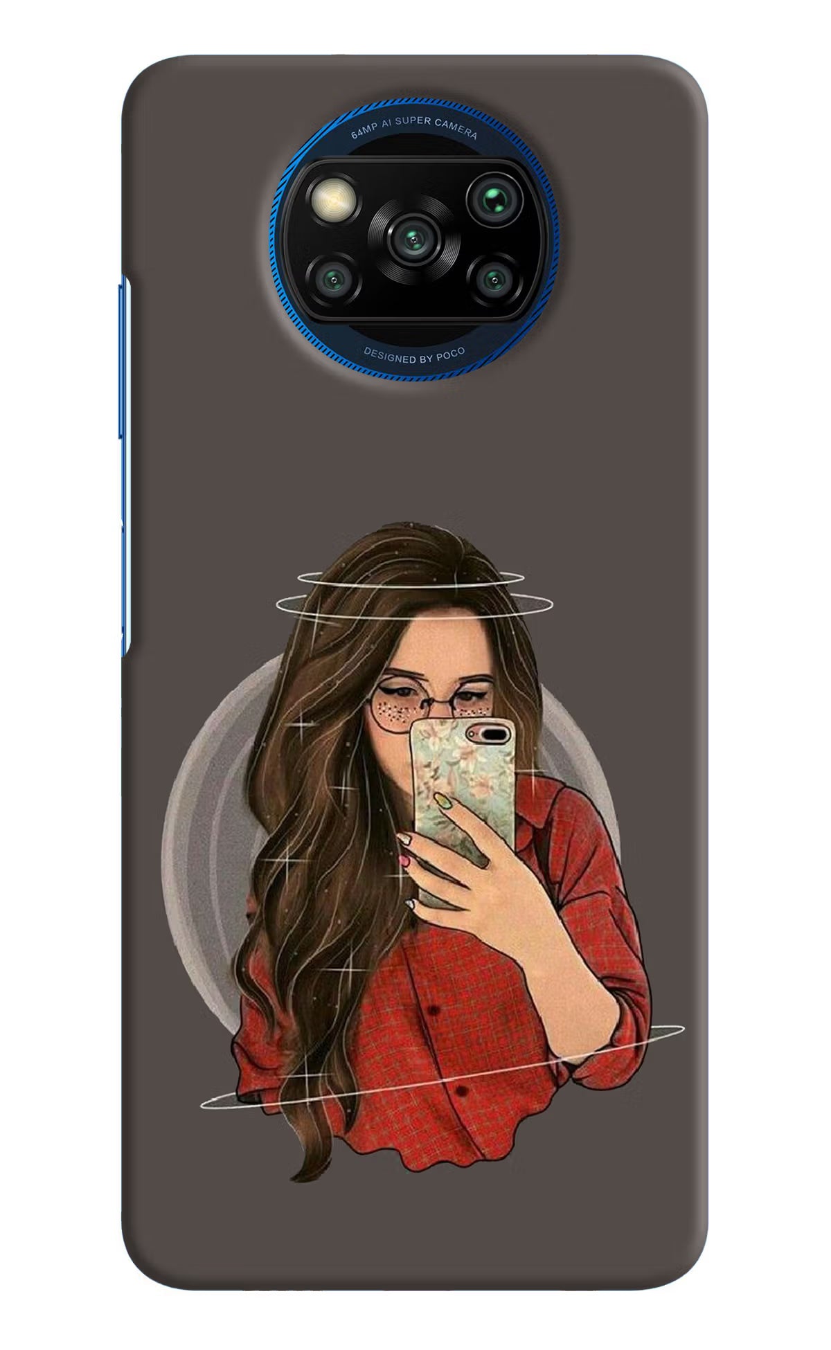 Selfie Queen Poco X3/X3 Pro Hard Case Back Cover by Casekaro