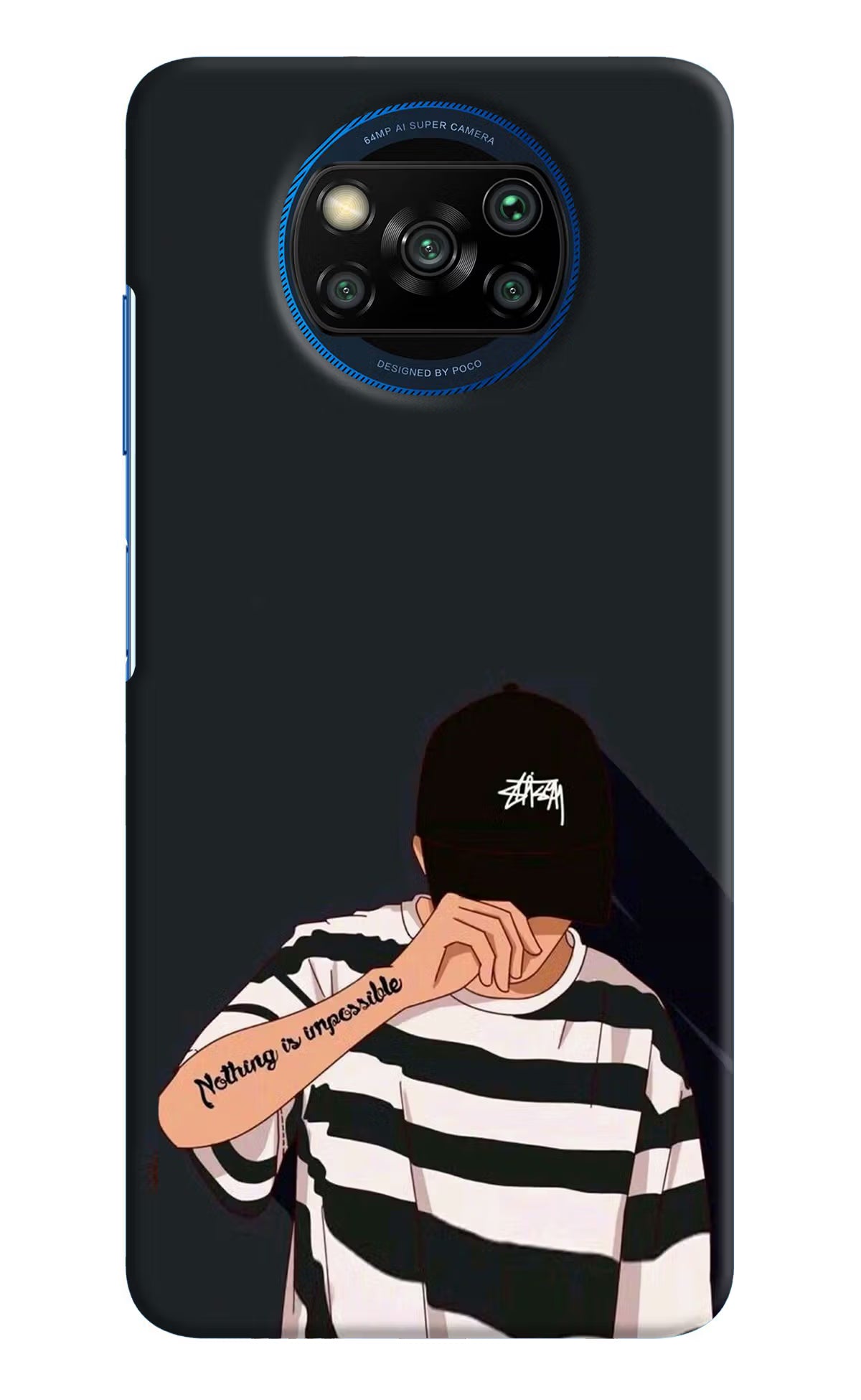 Aesthetic Boy Poco X3/X3 Pro Hard Case Back Cover by Casekaro
