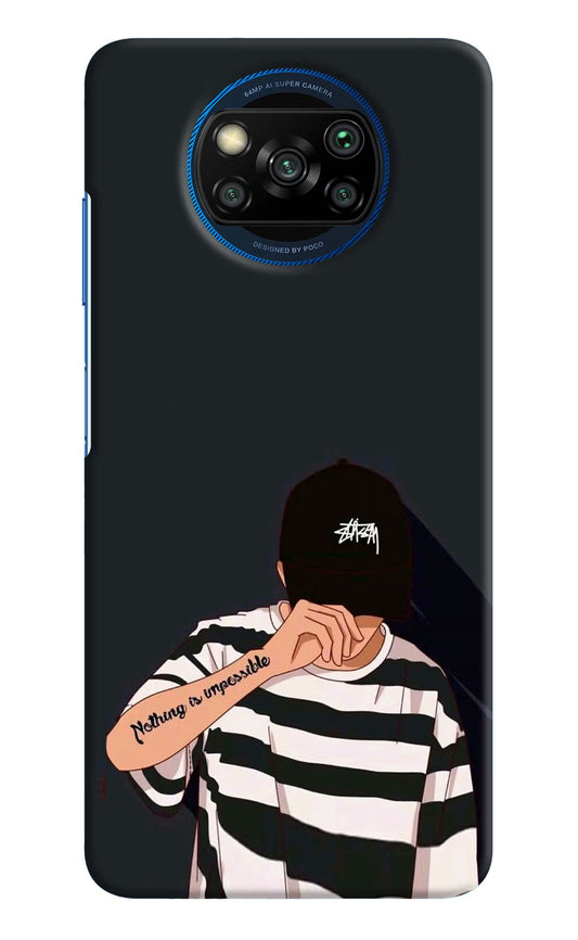 Aesthetic Boy Poco X3/X3 Pro Hard Case Back Cover by Casekaro