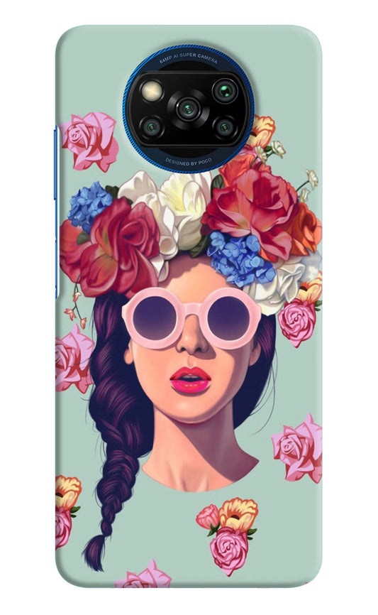 Pretty Girl Poco X3/X3 Pro Hard Case Back Cover by Casekaro