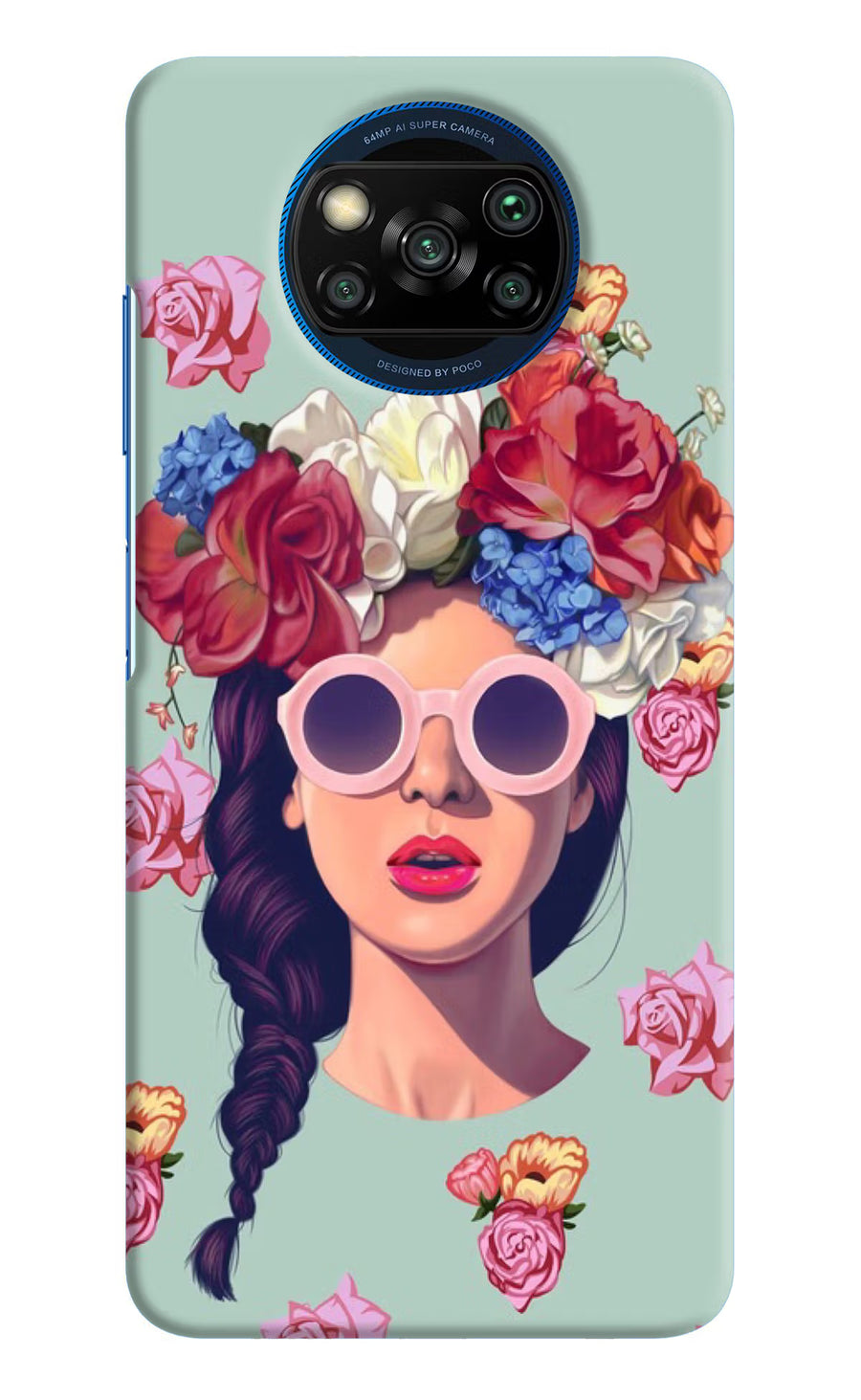 Pretty Girl Poco X3/X3 Pro Back Cover, Hard case