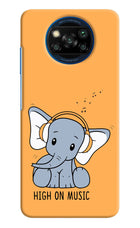 High On Music Poco X3/X3 Pro Hard Case Back Cover by Casekaro