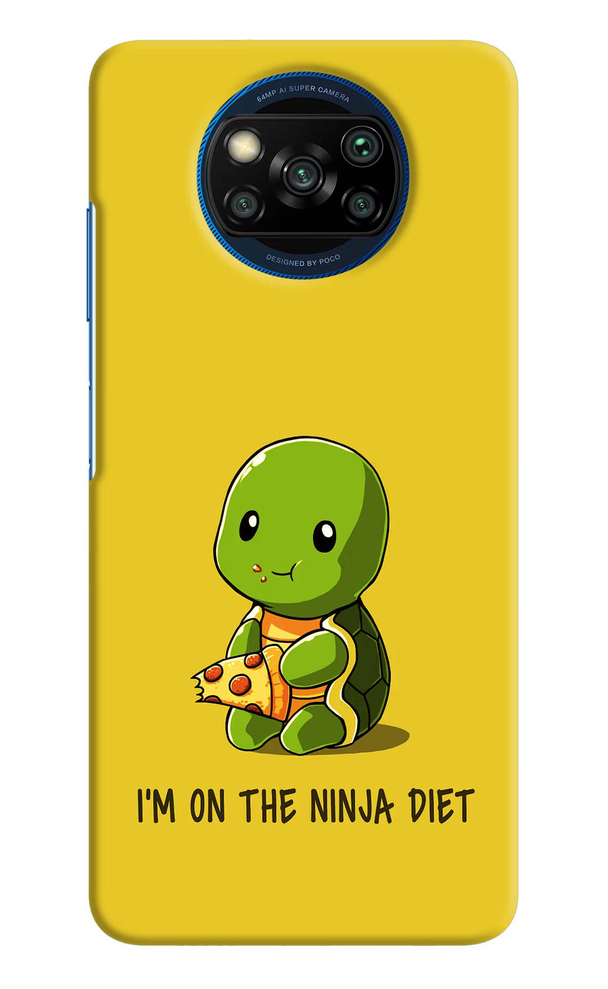 I'm on Ninja Diet Poco X3/X3 Pro Hard Case Back Cover by Casekaro