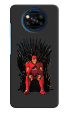 Ironman Throne Poco X3/X3 Pro Hard Case Back Cover by Casekaro