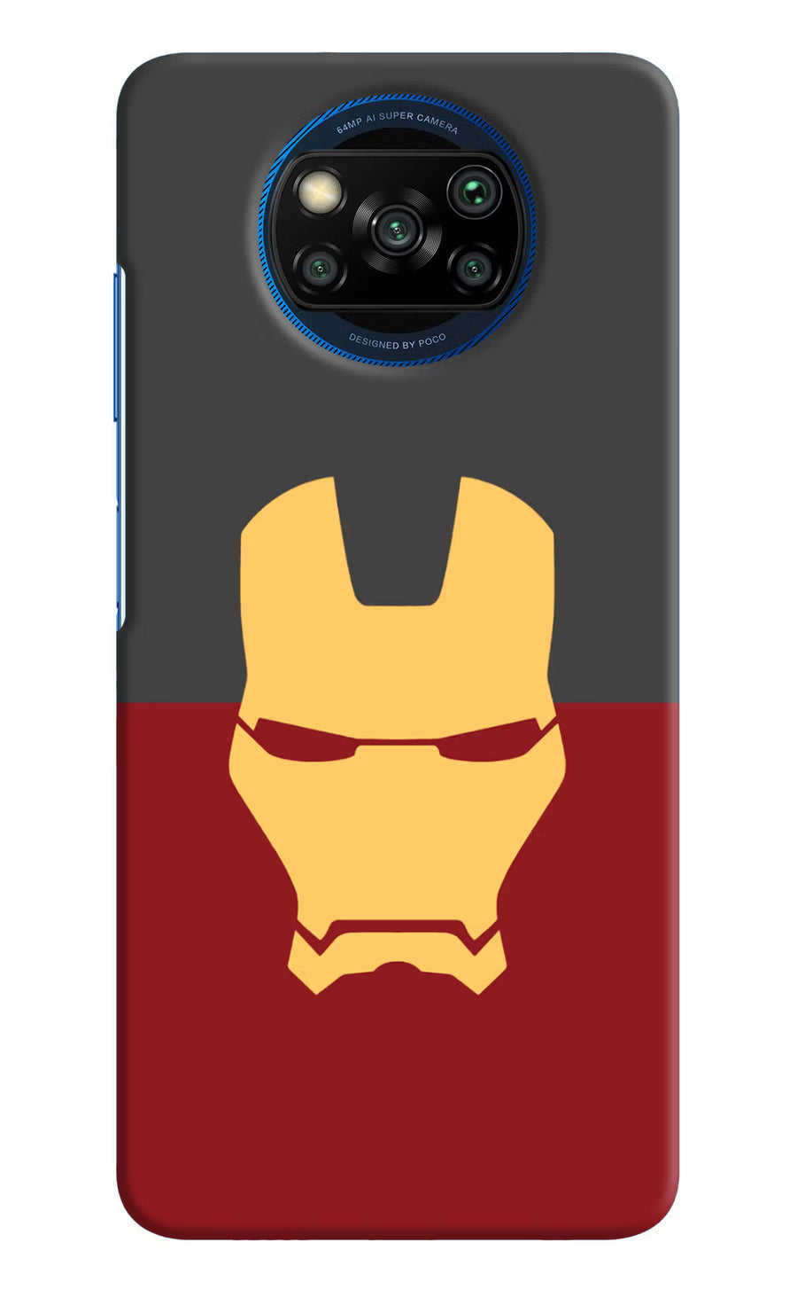 Ironman Poco X3/X3 Pro Back Cover, Hard case