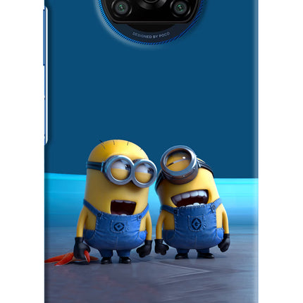 Minion Laughing Poco X3/X3 Pro Hard Case Back Cover by Casekaro