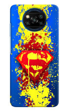 Superman logo Poco X3/X3 Pro Hard Case Back Cover by Casekaro