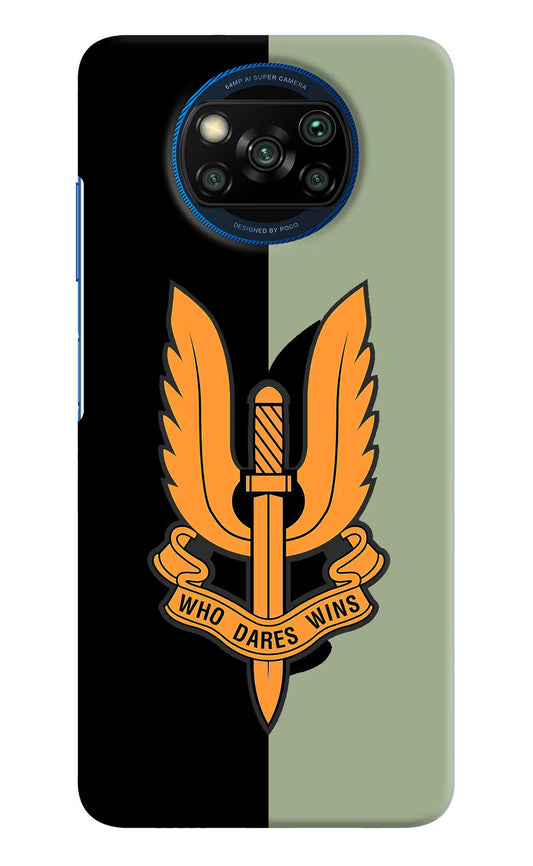 Balidan Logo Poco X3/X3 Pro Hard Case Back Cover by Casekaro