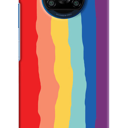Rainbow Poco X3/X3 Pro Hard Case Back Cover by Casekaro