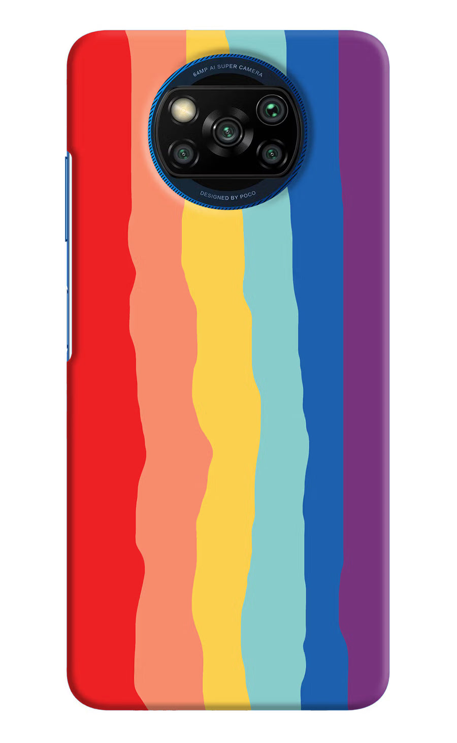 Rainbow Poco X3/X3 Pro Back Cover, Hard case