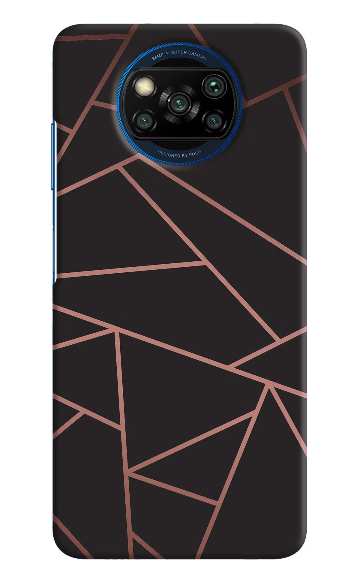Geometric Pattern Poco X3/X3 Pro Hard Case Back Cover by Casekaro