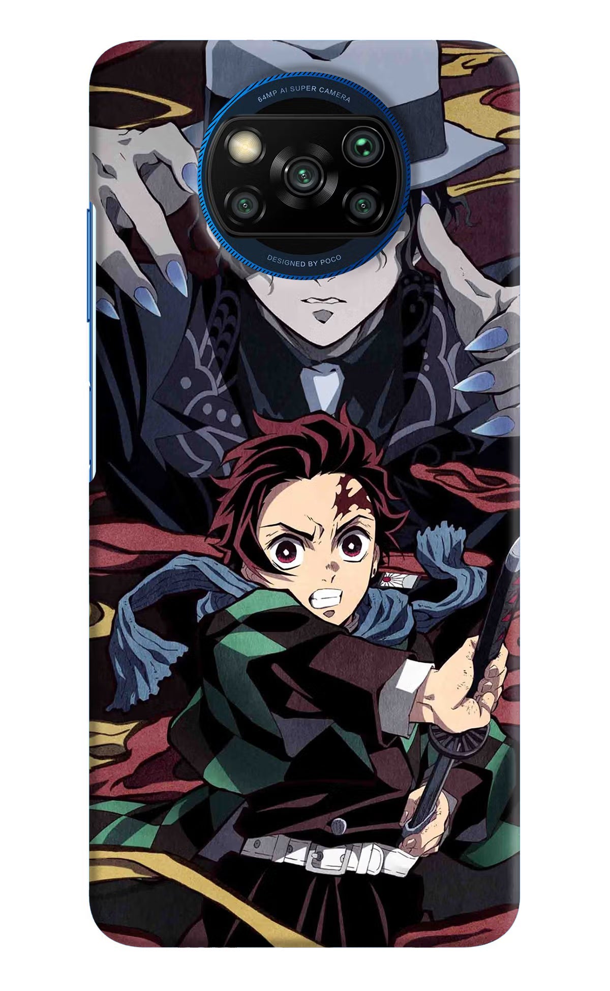 Demon Slayer Poco X3/X3 Pro Hard Case Back Cover by Casekaro