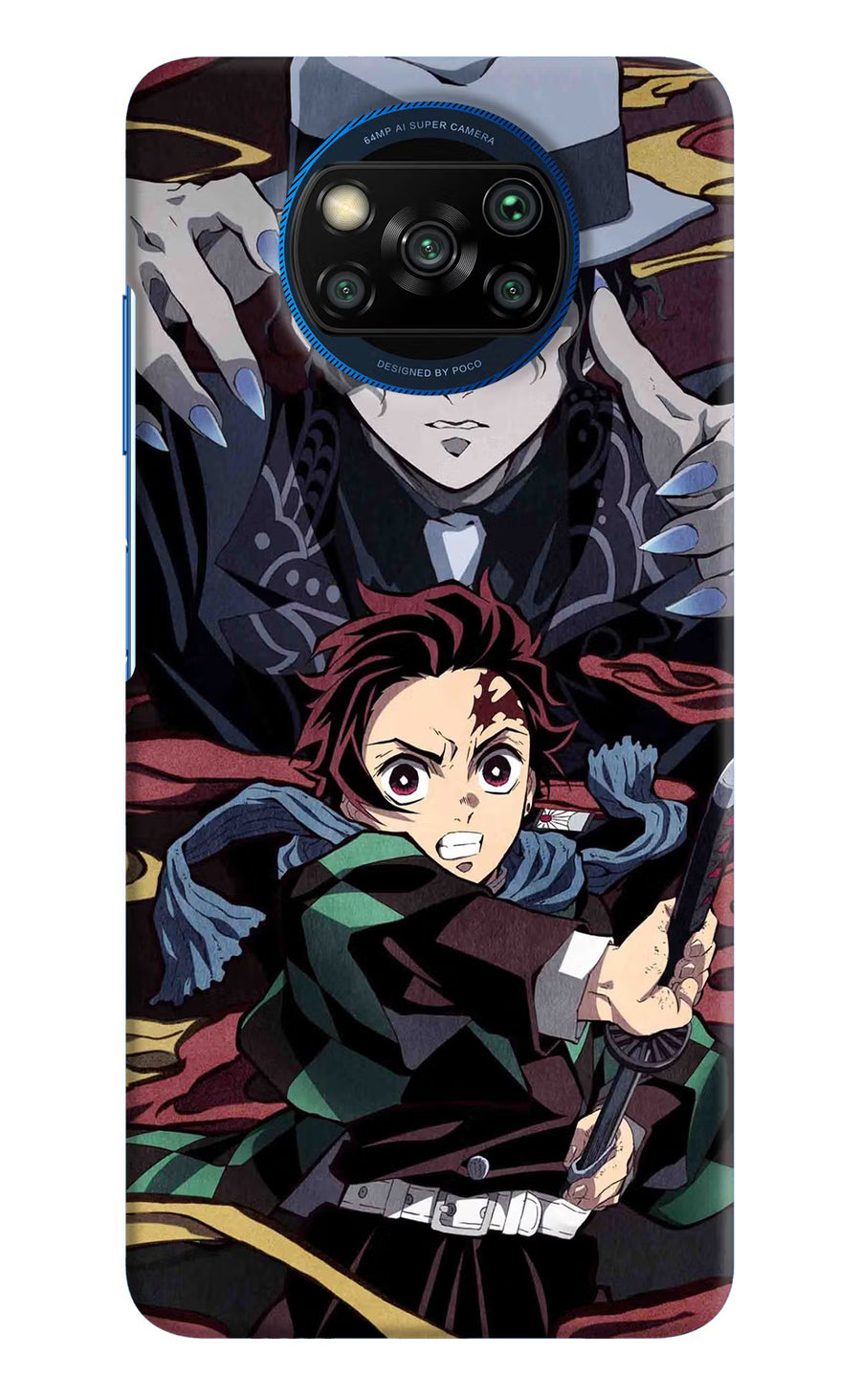 Demon Slayer Poco X3/X3 Pro Back Cover, Hard case