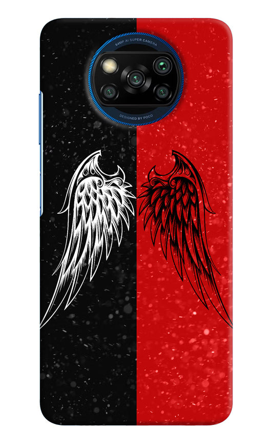 Wings Poco X3/X3 Pro Hard Case Back Cover by Casekaro