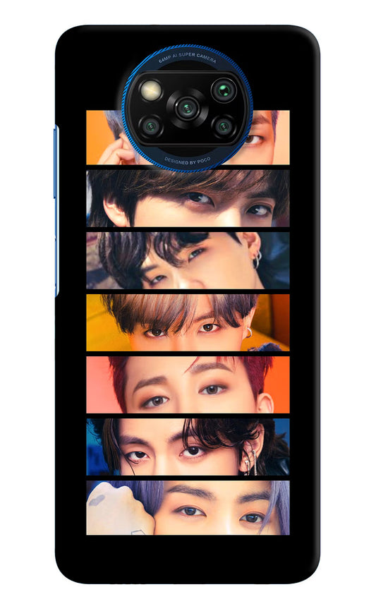 BTS Eyes Poco X3/X3 Pro Hard Case Back Cover by Casekaro