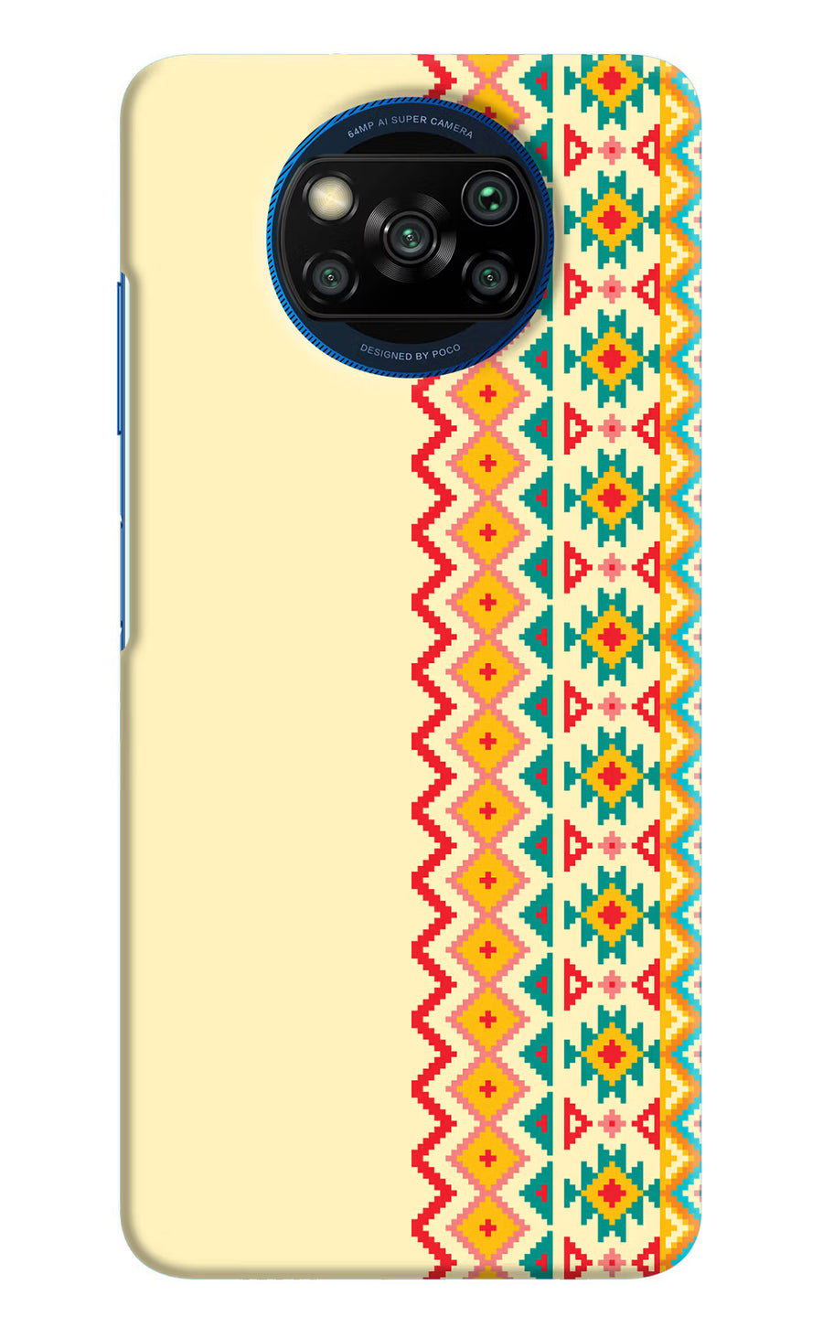 Ethnic Seamless Poco X3/X3 Pro Back Cover, Hard case