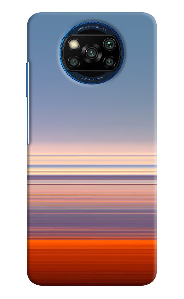 Morning Colors Poco X3/X3 Pro Hard Case Back Cover by Casekaro