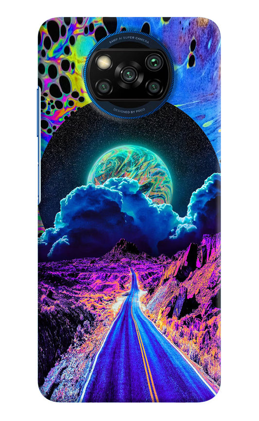 Psychedelic Painting Poco X3/X3 Pro Hard Case Back Cover by Casekaro