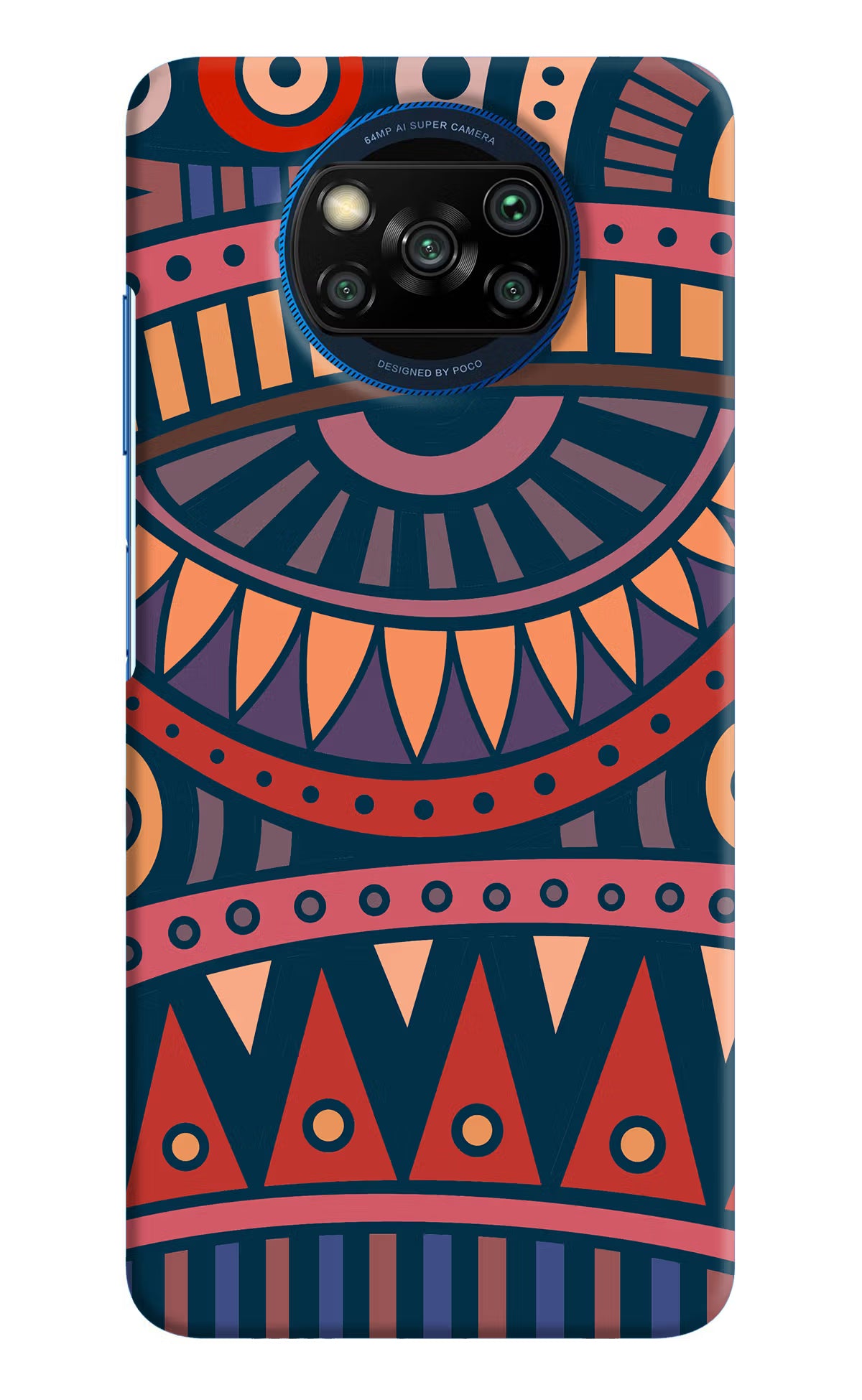 African Culture Design Poco X3/X3 Pro Hard Case Back Cover by Casekaro