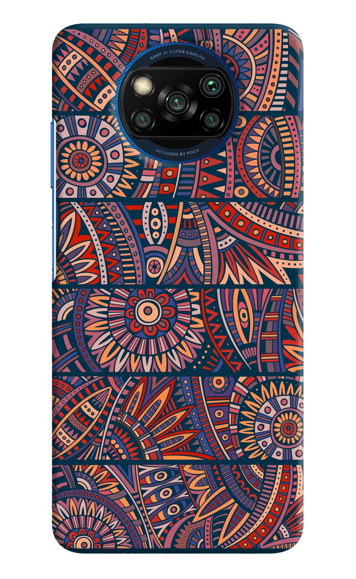 African Culture Design Poco X3/X3 Pro Hard Case Back Cover by Casekaro