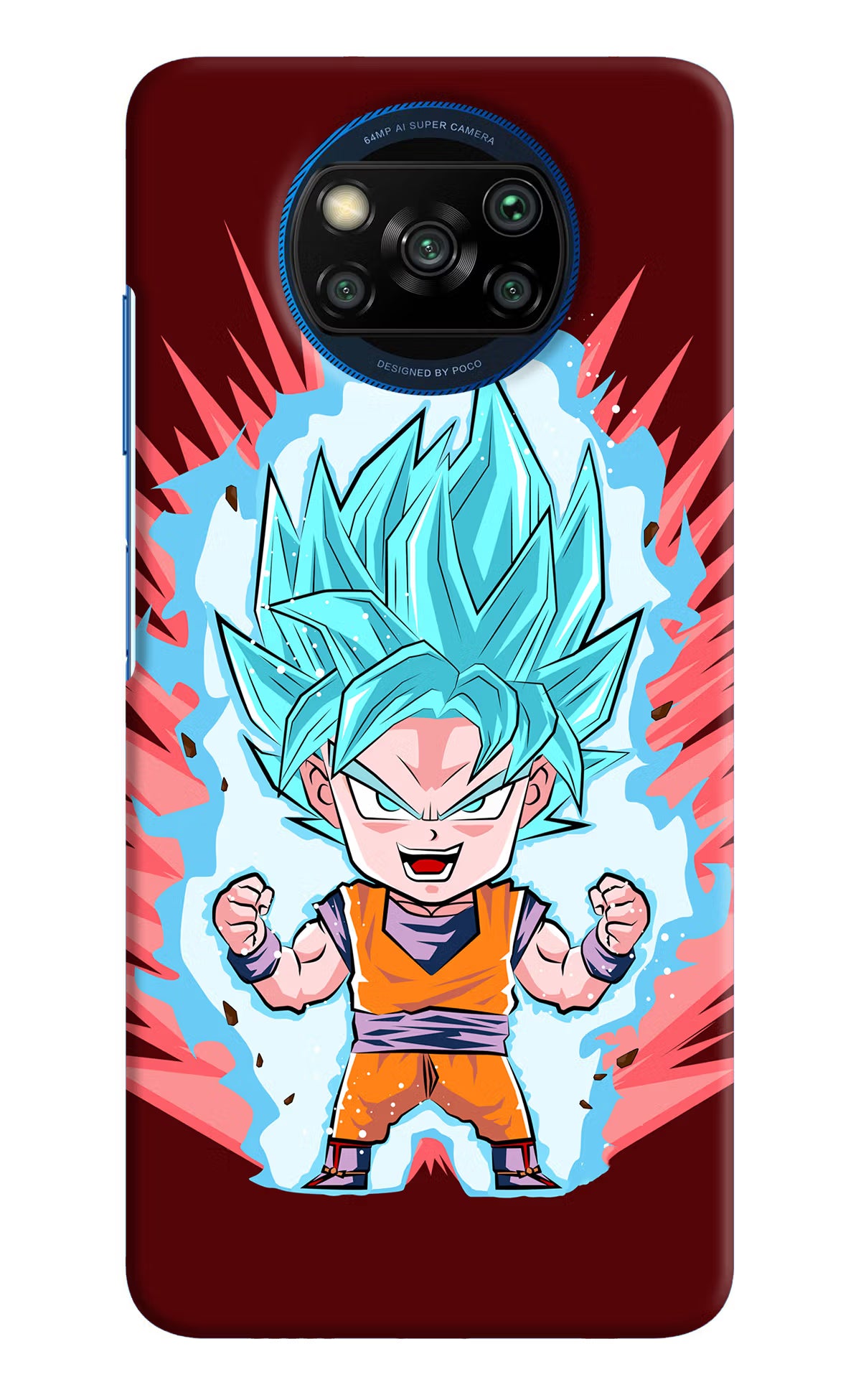 Goku Little Poco X3/X3 Pro Hard Case Back Cover by Casekaro
