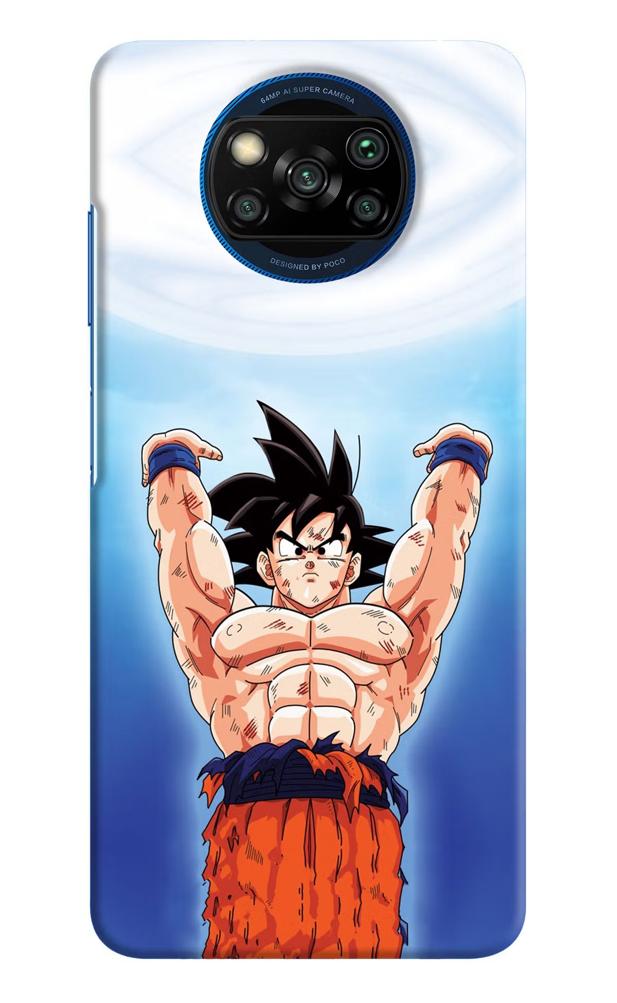 Goku Power Poco X3/X3 Pro Hard Case Back Cover by Casekaro