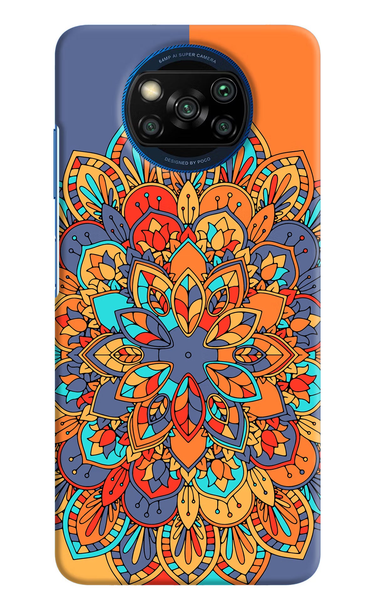 Color Mandala Poco X3/X3 Pro Hard Case Back Cover by Casekaro