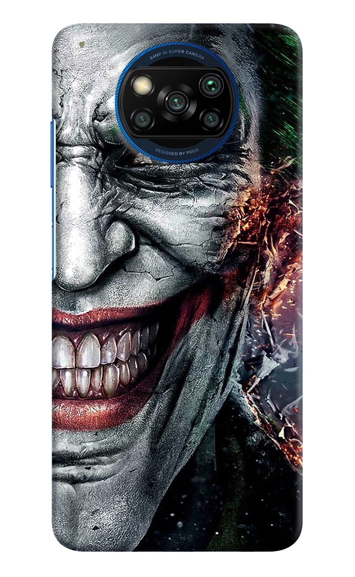 Joker Cam Poco X3/X3 Pro Hard Case Back Cover by Casekaro