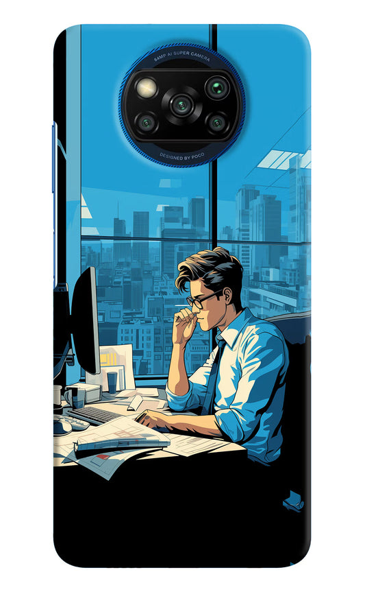 Focused Hustler (AI Generated) Poco X3/X3 Pro Hard Case Back Cover by Casekaro