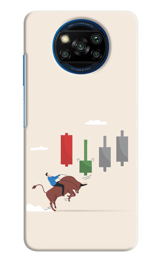 Bull Trading Momentum Poco X3/X3 Pro Hard Case Back Cover by Casekaro