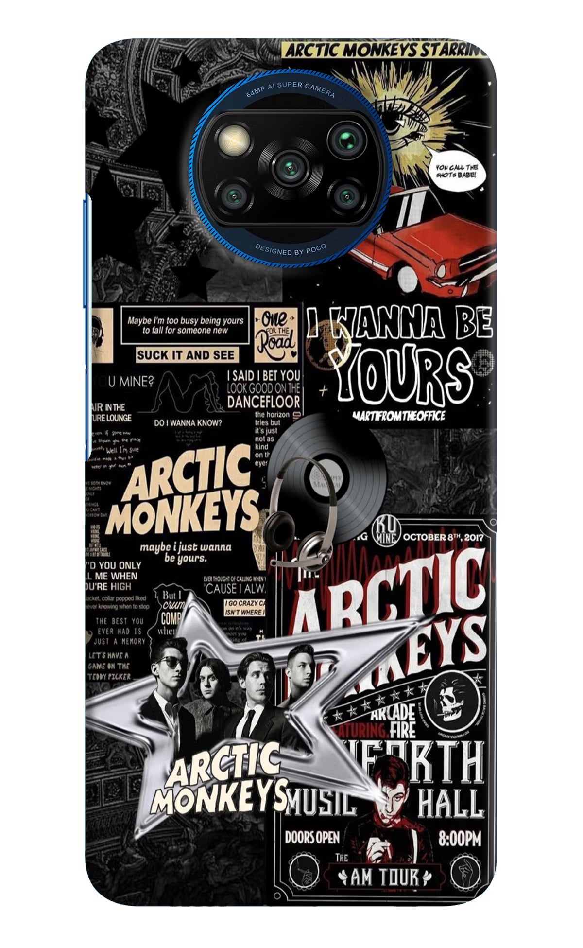 Arctic Monkeys Poco X3/X3 Pro Hard Case Back Cover by Casekaro