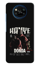 Donda Kanye West Poco X3/X3 Pro Hard Case Back Cover by Casekaro