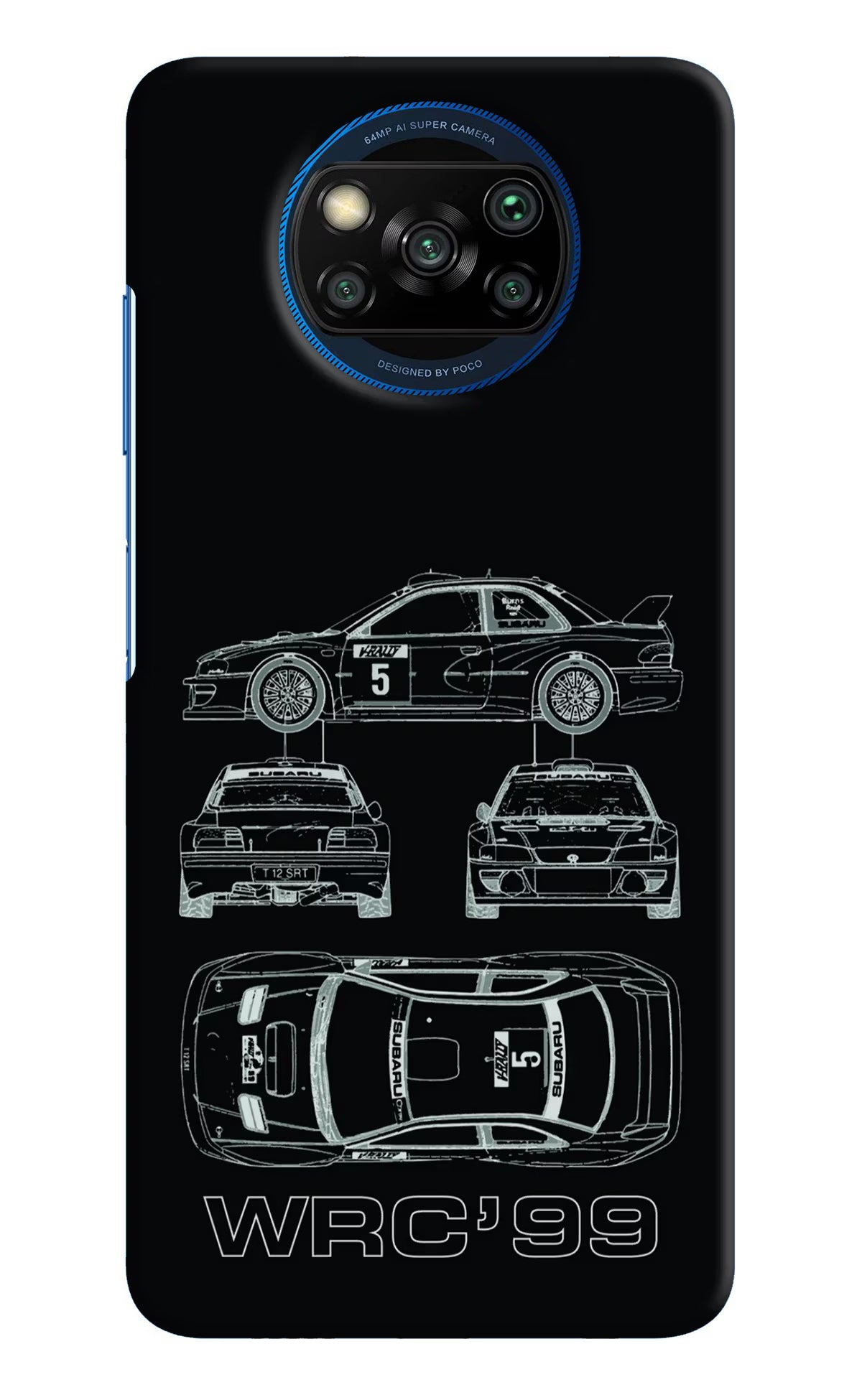 WRC'99 Poco X3/X3 Pro Hard Case Back Cover by Casekaro