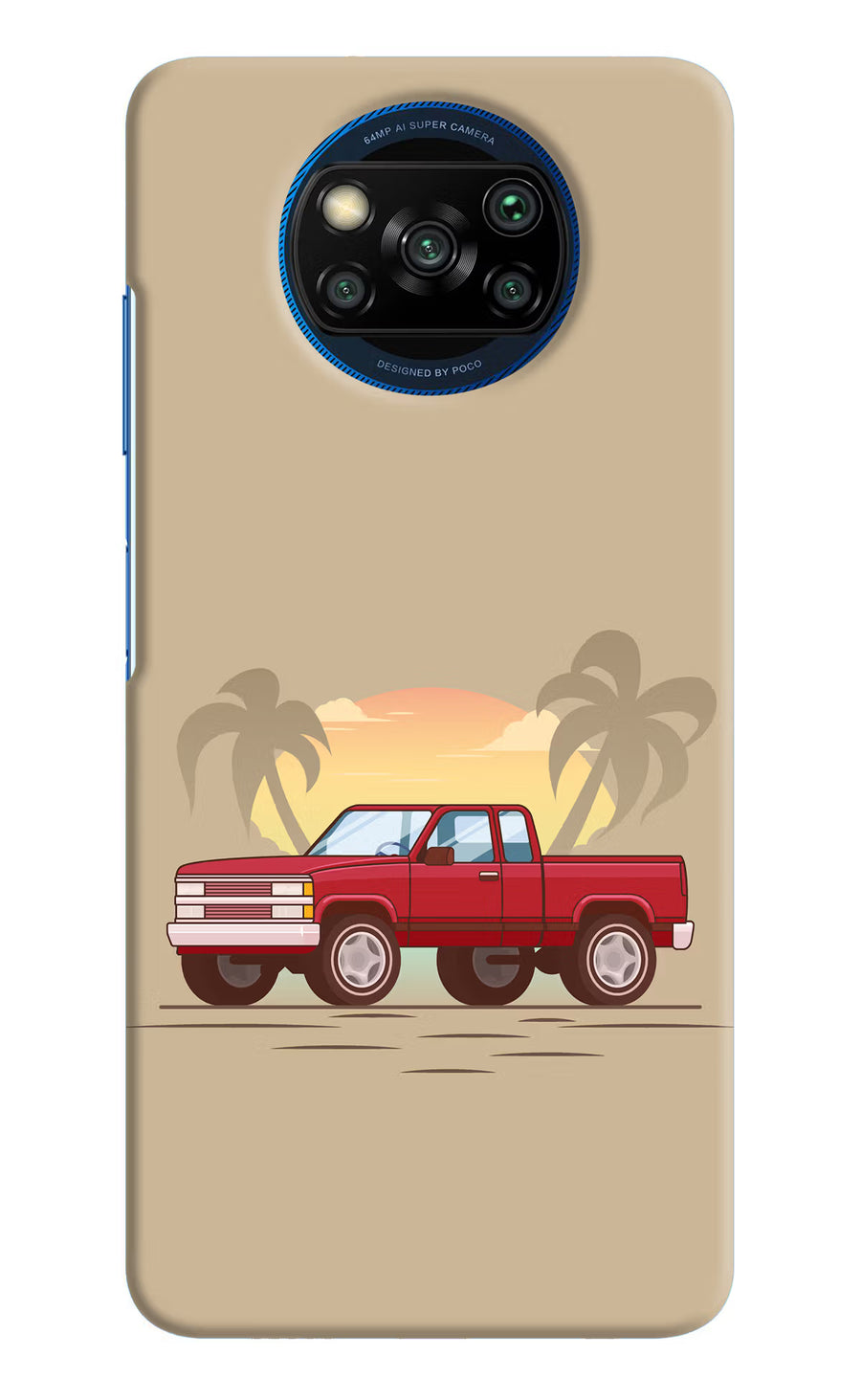 Desert Classic Drive Poco X3/X3 Pro Back Cover, Hard case