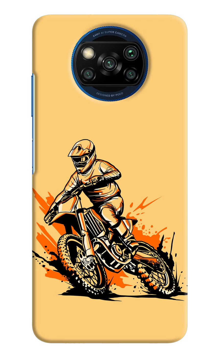 Off-Road Fury Poco X3/X3 Pro Back Cover, Hard case