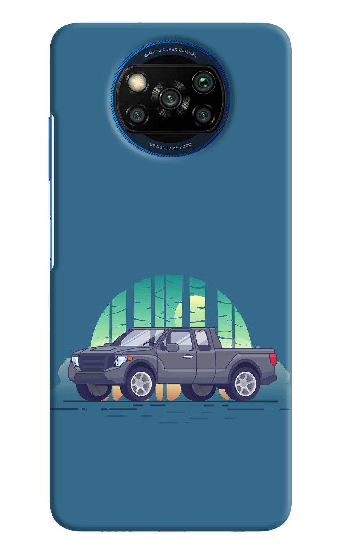 Retro Garage Vibe Poco X3/X3 Pro Hard Case Back Cover by Casekaro