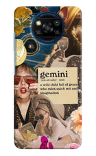 Gemini Zodiac Poco X3/X3 Pro Hard Case Back Cover by Casekaro