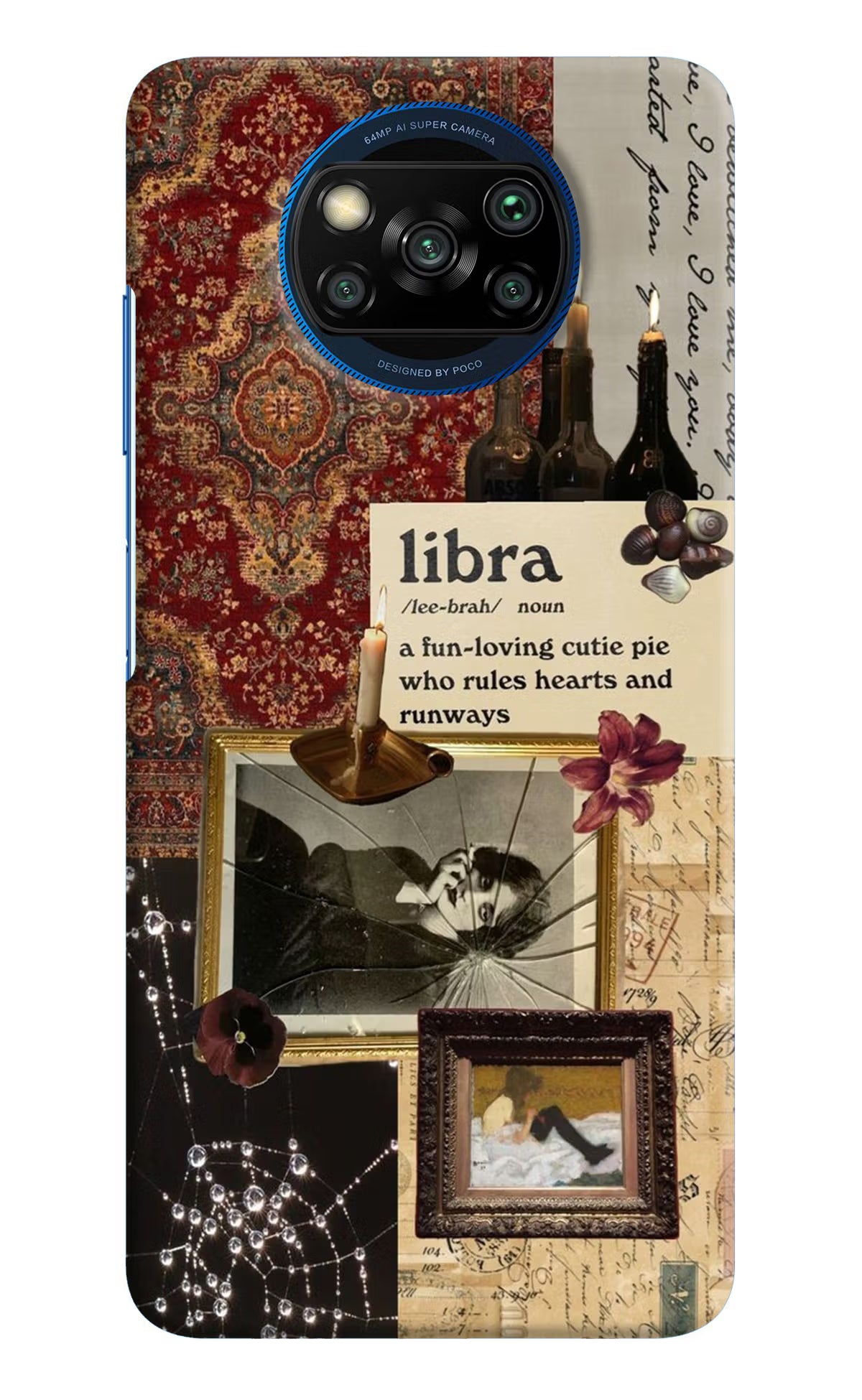 Libra Zodiac Poco X3/X3 Pro Hard Case Back Cover by Casekaro