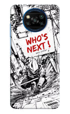 Who's Next Poco X3/X3 Pro Hard Case Back Cover by Casekaro