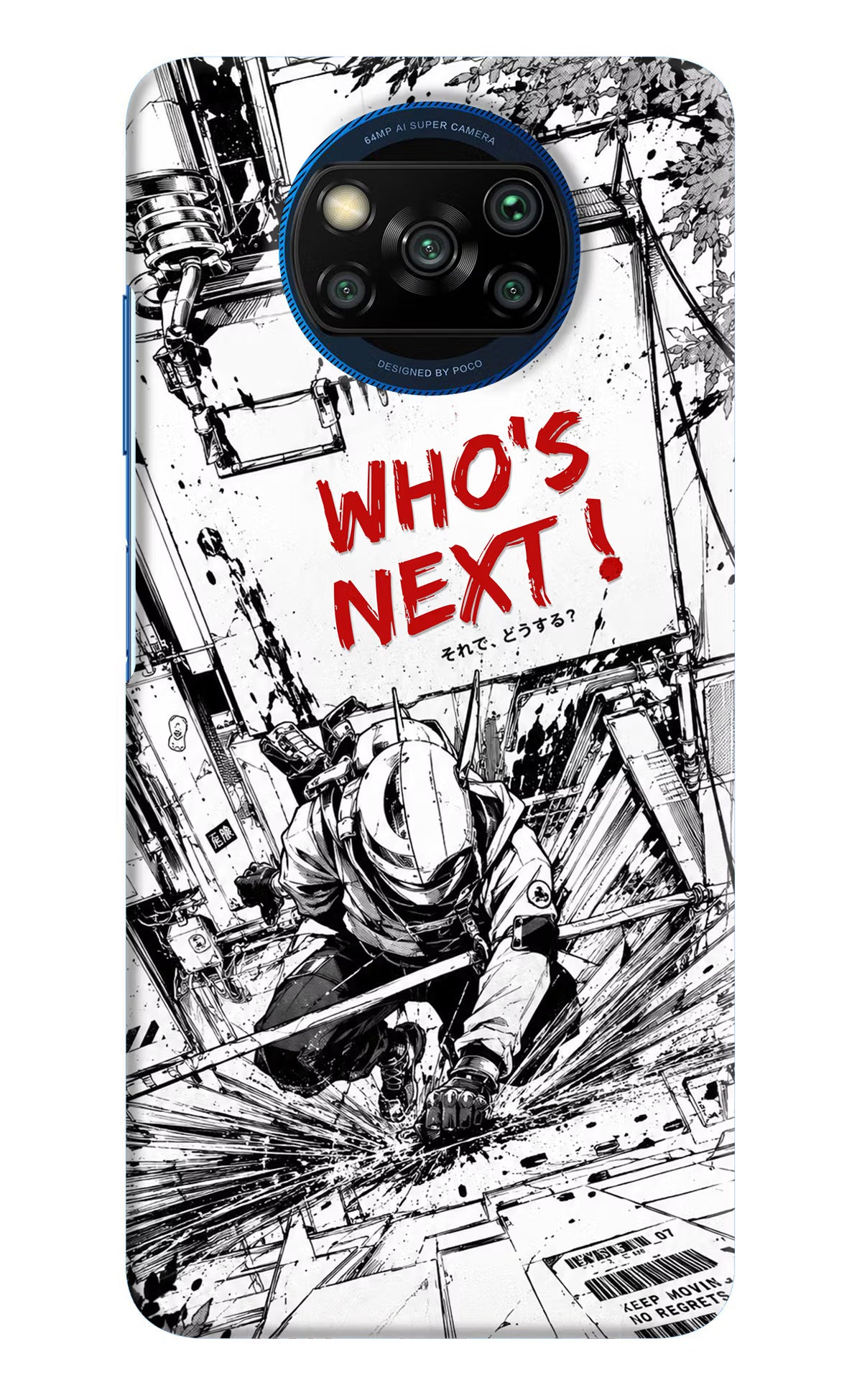 Who's Next Poco X3/X3 Pro Hard Case Back Cover by Casekaro