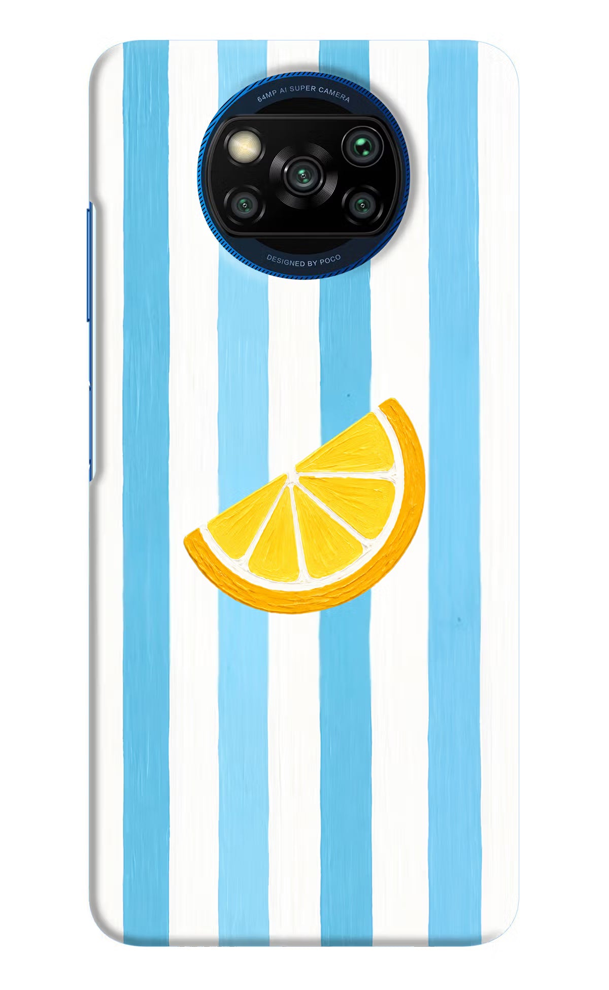 Summer Lemon Poco X3/X3 Pro Hard Case Back Cover by Casekaro