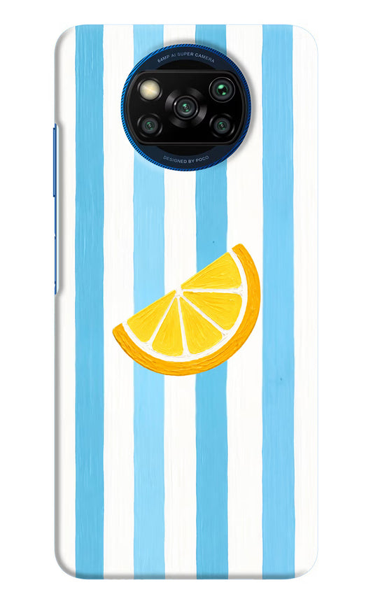 Summer Lemon Poco X3/X3 Pro Hard Case Back Cover by Casekaro