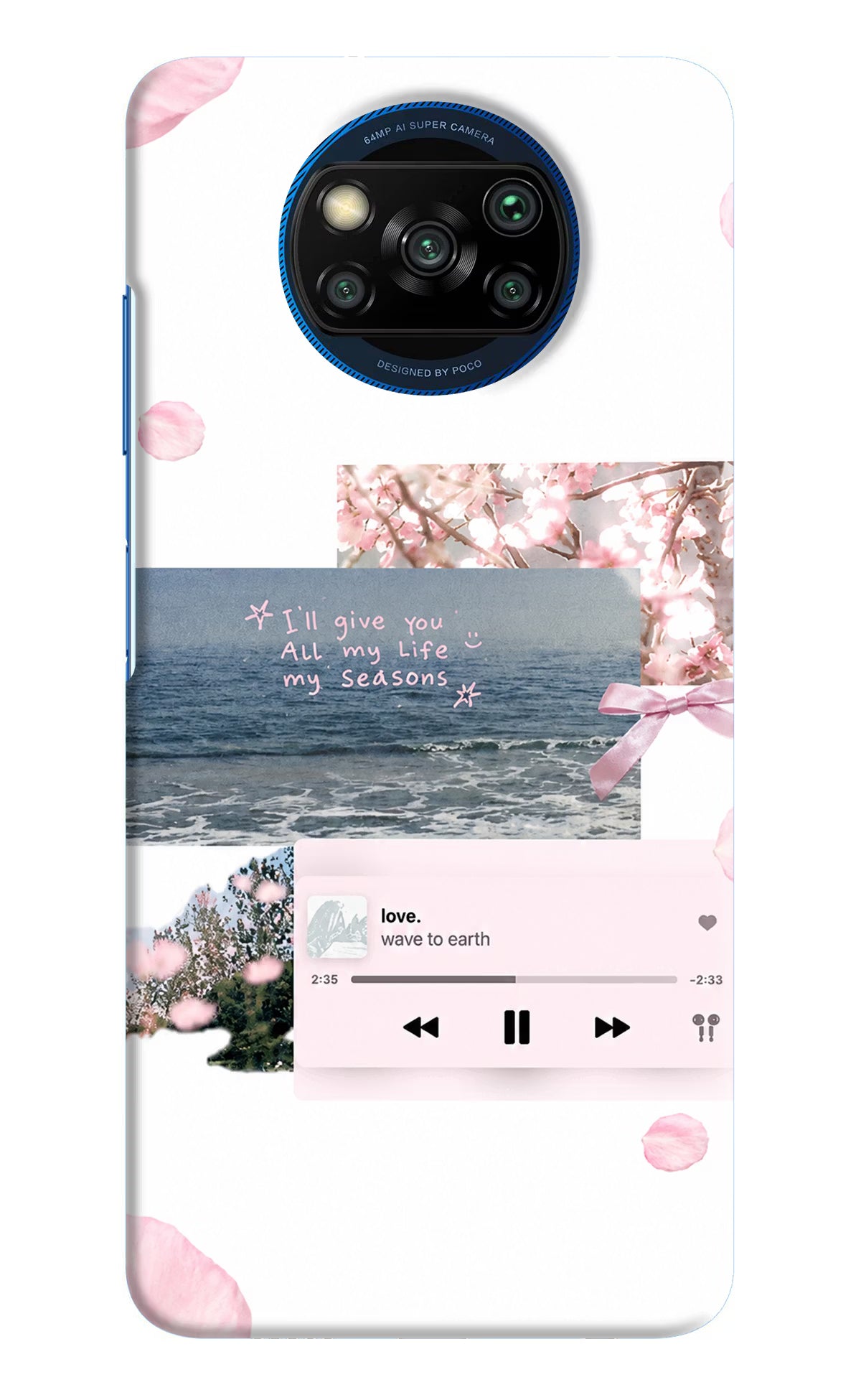 Wave to earth Poco X3/X3 Pro Back Cover