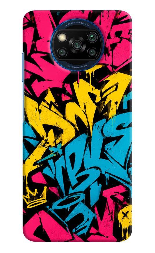Graffiti Vibe Poco X3/X3 Pro Hard Case Back Cover by Casekaro