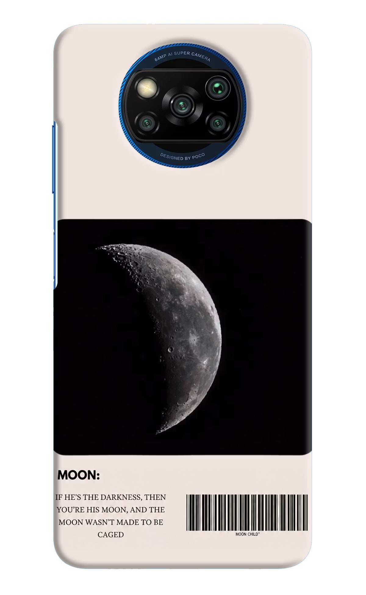 Moon Phase Poco X3/X3 Pro Back Cover